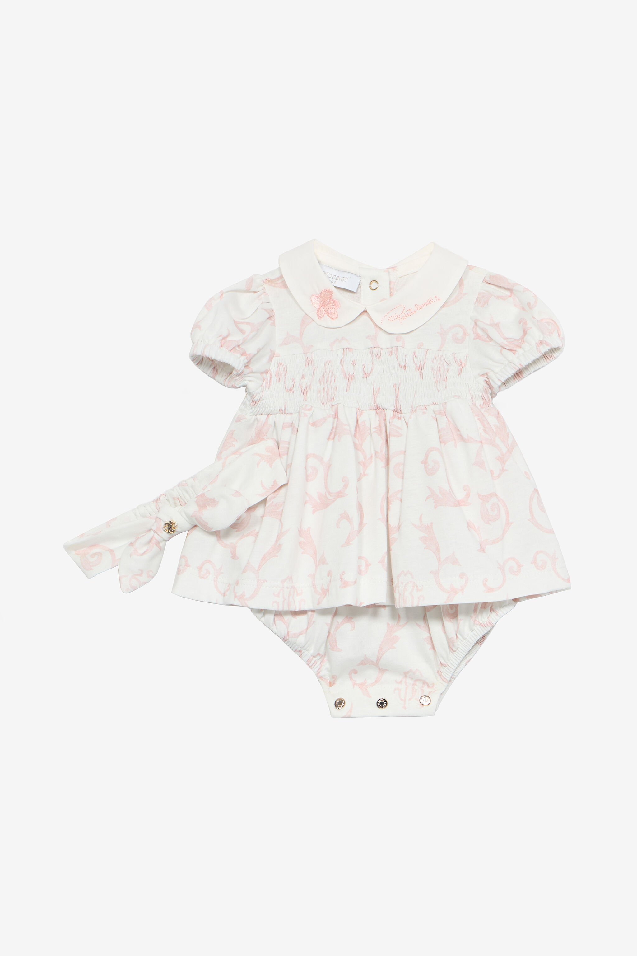 JU Ensemble Body Et Bandeau Imprimés Rose UJT813-JFO36