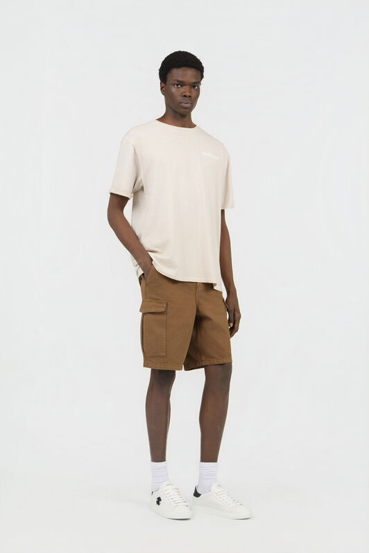 RC Beige T-Shirt with Back Snake Print RC Beige T-Shirt with Back Snake Print WHITE SOT60B-JD005