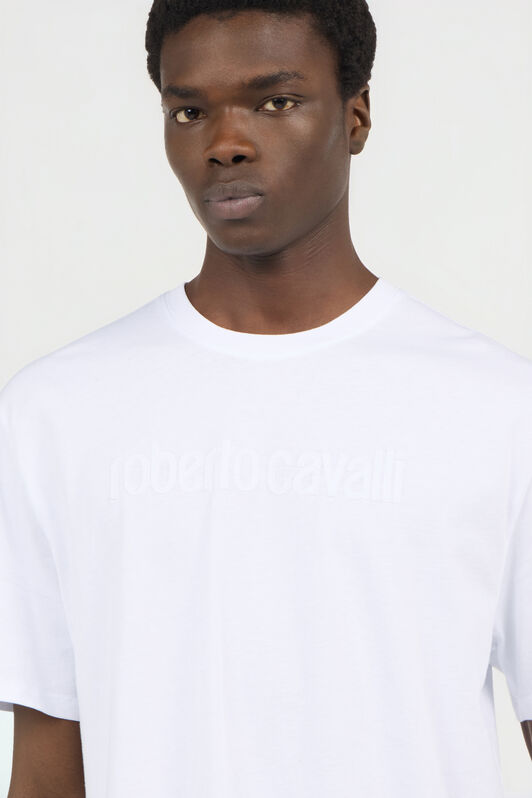 RC White T-shirt With Embroidered Logo WHITE SOT60C-JD001