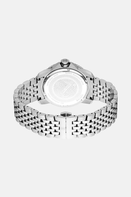 RC Roberto Cavalli by Franck Muller Chronographen-Herrenuhr für Herren SILVER DARK BLUE VALG22-IG406