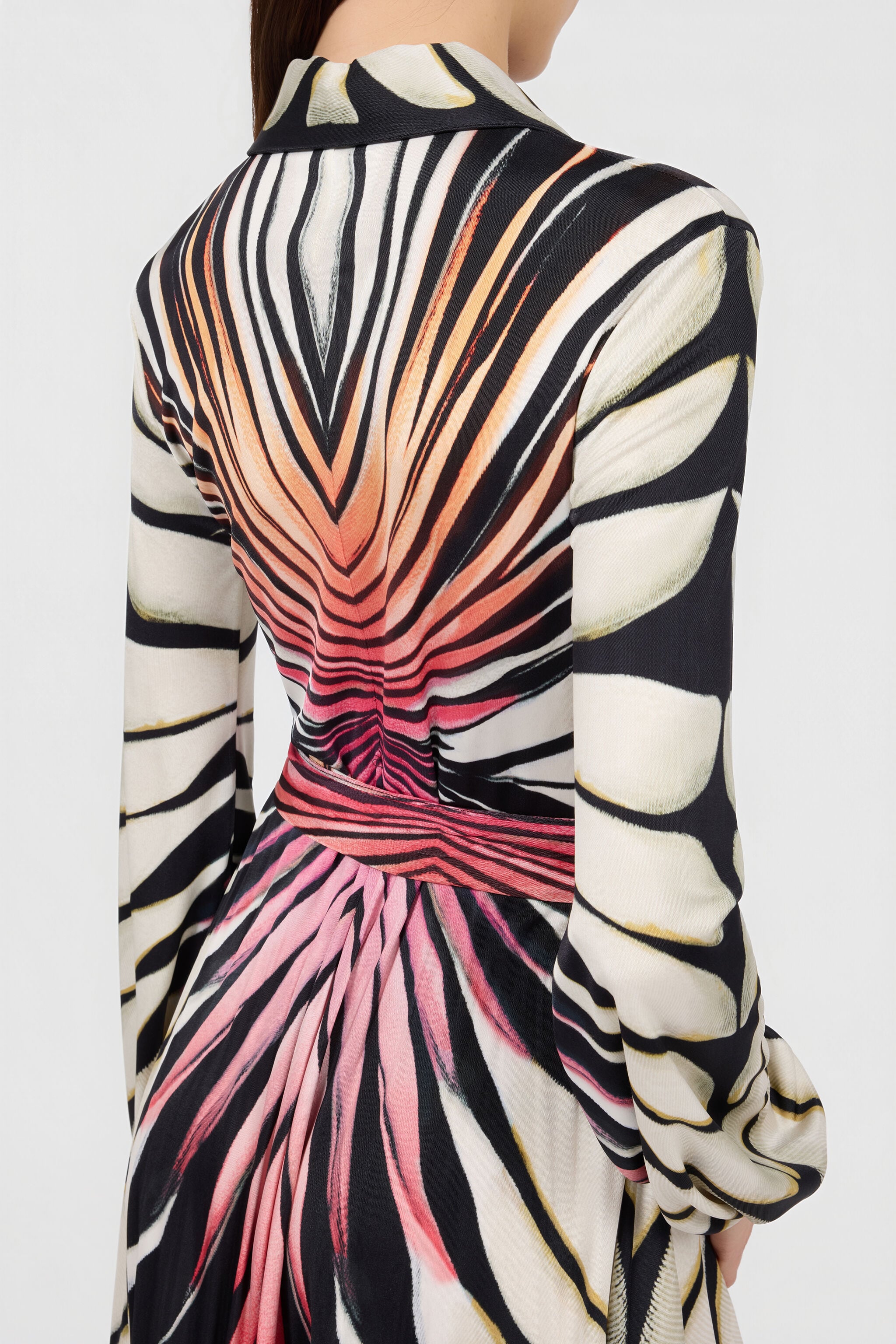 RC Ray Of Paradise Print Mini Dress CORAL XKT108-NUM33