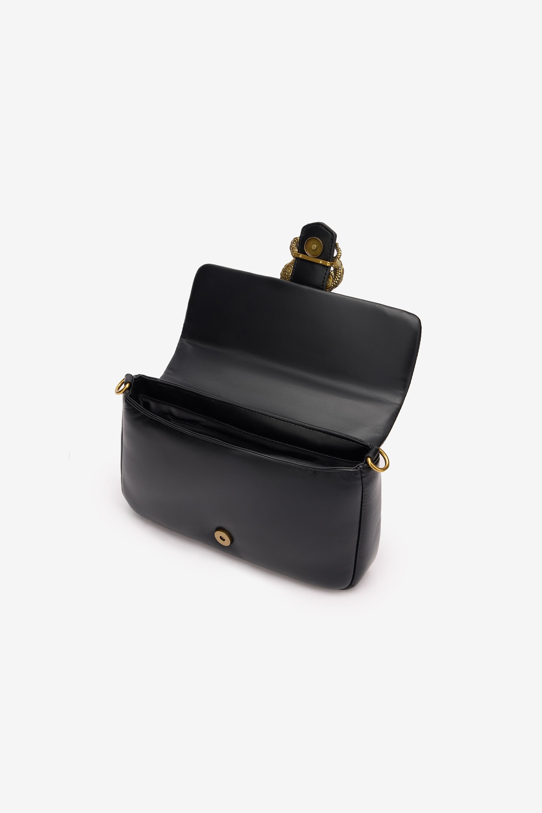 JC Bag With Mirror Snake Black TFB050-TF415