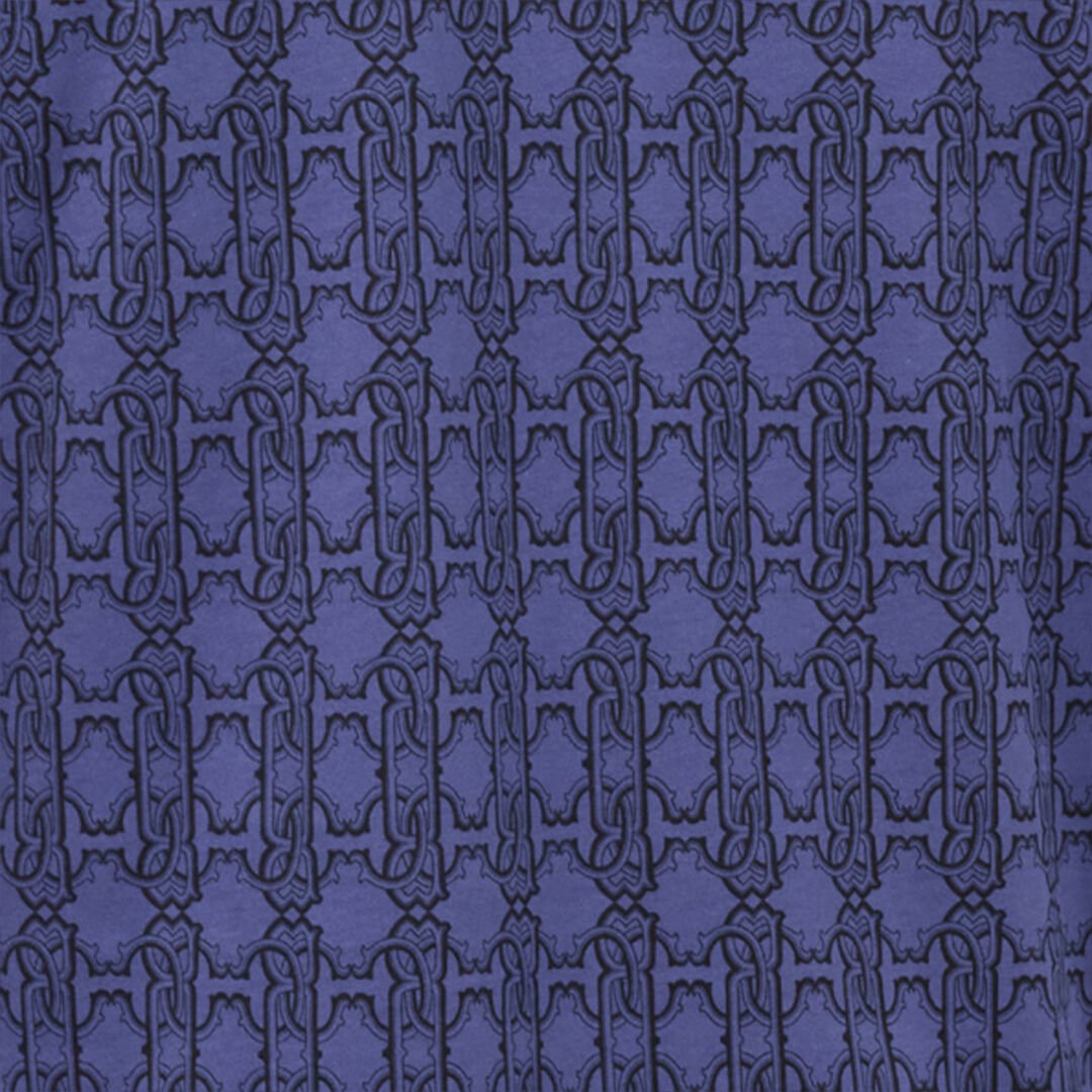 RC Polo Viola con Stampa Geometrica Navy POT64C-JFP66