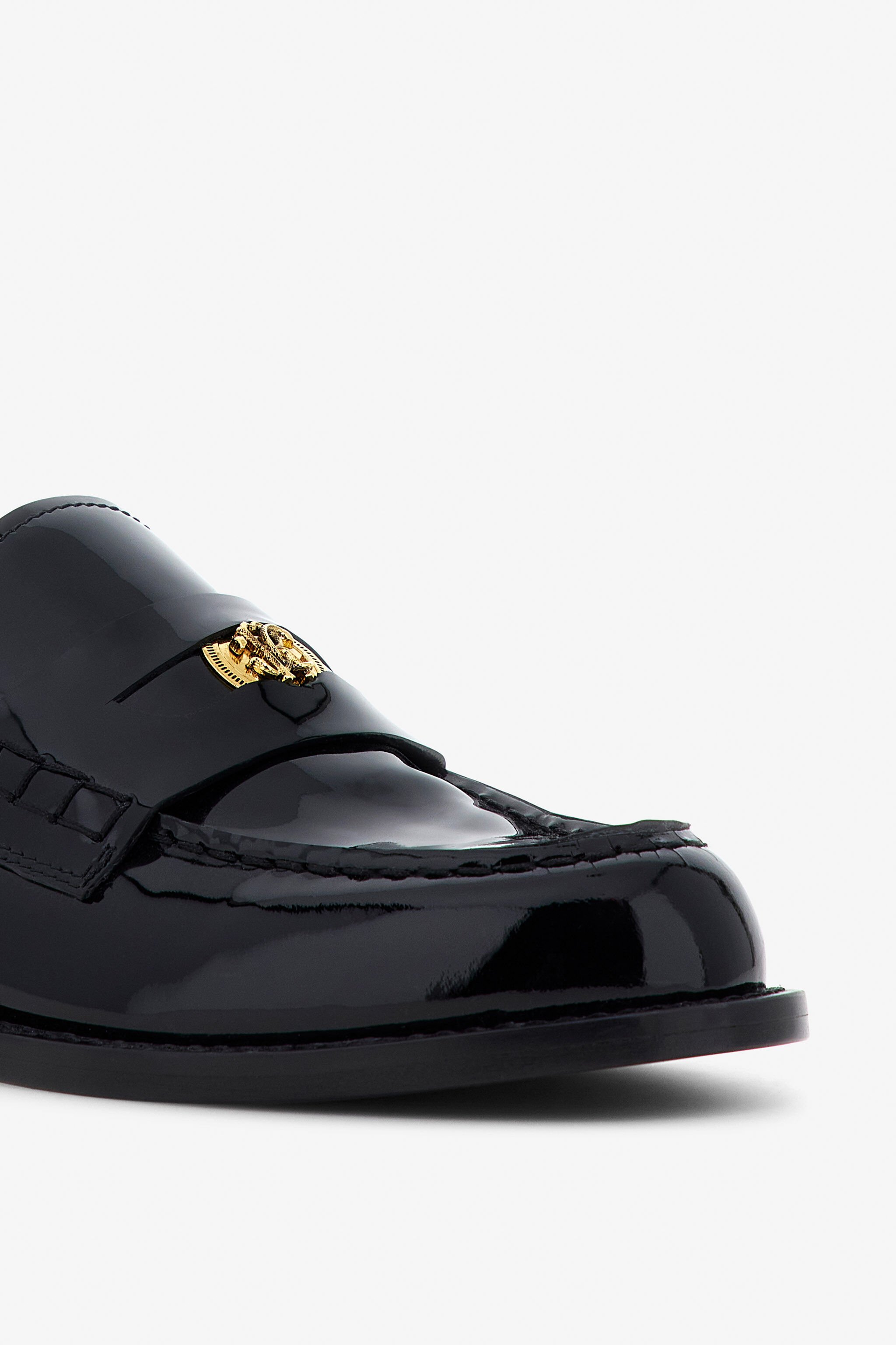 RC Loafers with Gold Accents Black TKS028-PZV00