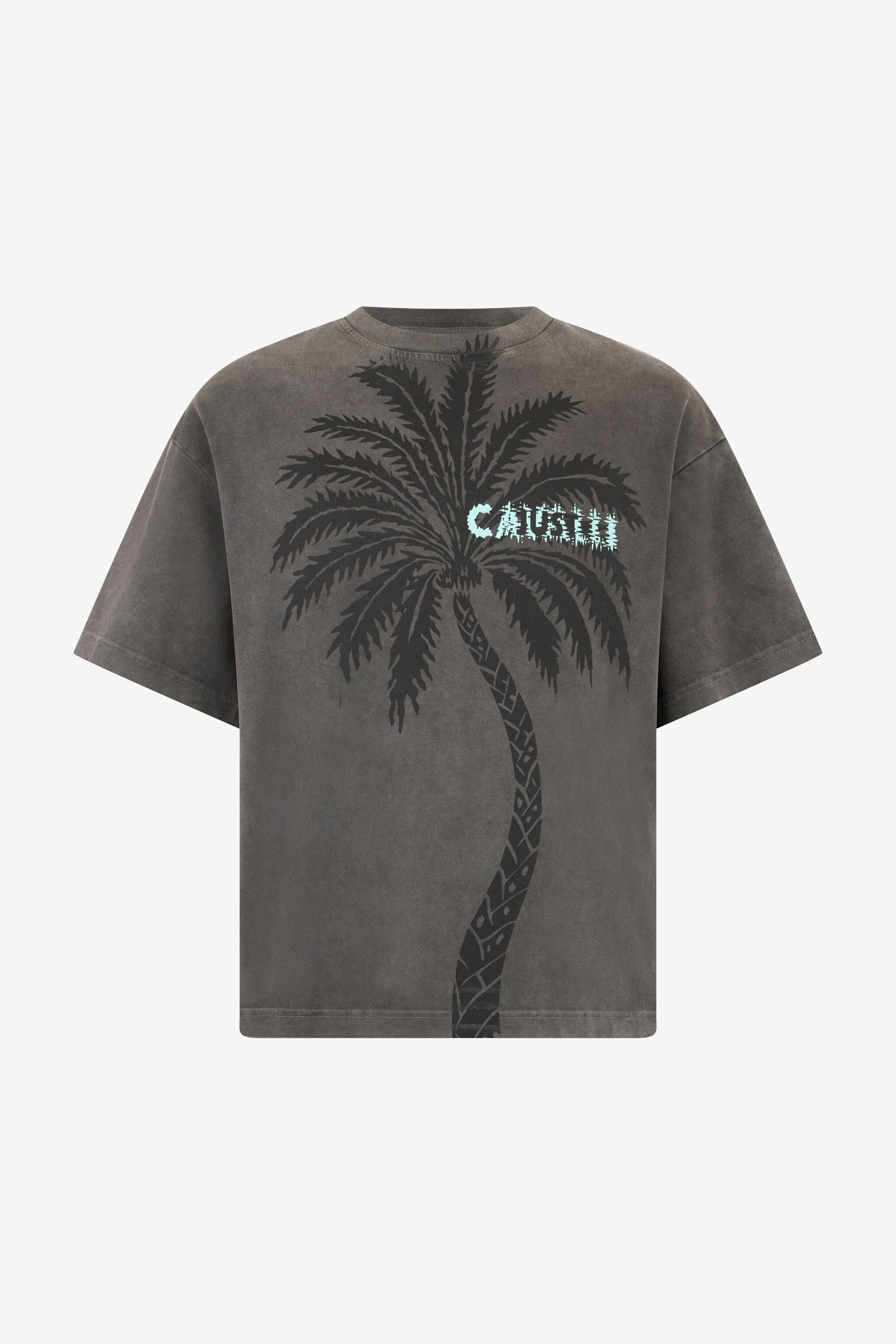 JC T-shirt Nera con Grafica Tiger Palm JC T-shirt Nera con Grafica Tiger Palm BLACK WFT057-WF087