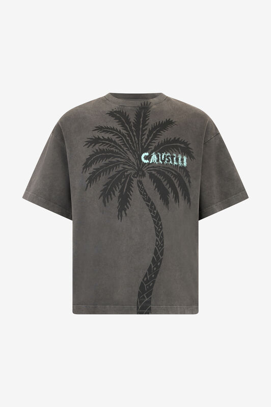 JC T-shirt Nera con Grafica Tiger Palm JC T-shirt Nera con Grafica Tiger Palm BLACK WFT057-WF087