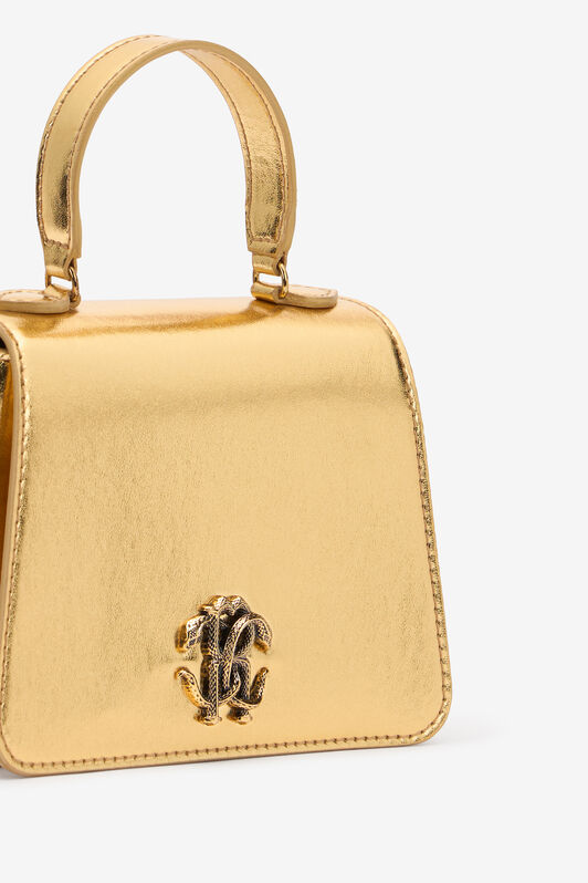 JU Mini Bag Mit Monogramm Mirror Snake GOLD UJB00B-ABJ04