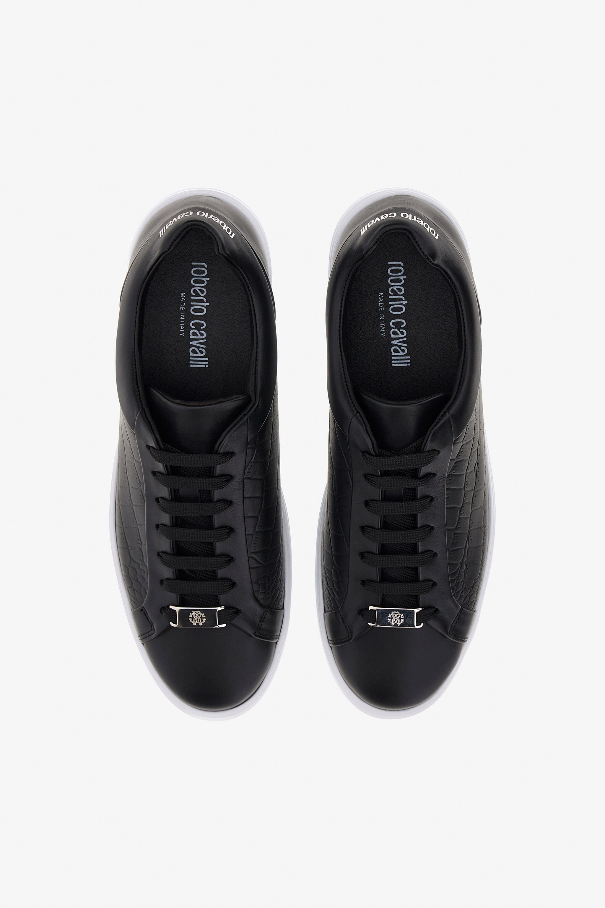 RC Sneakers con Monogram RC Nero NOS00A-PZ966