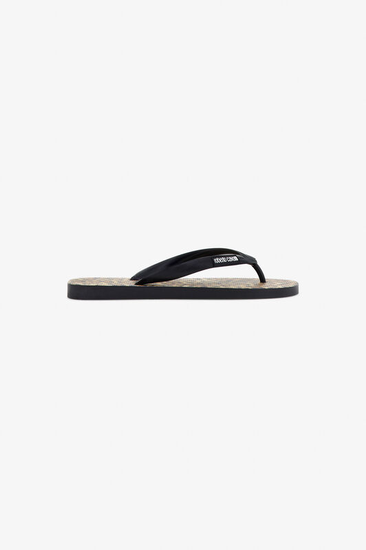 RC Leopard Flip Flops Brown SKS029-ABL65