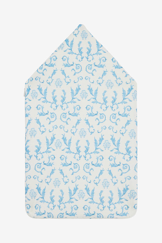JU Saco De Dormir Con Estampado Integral Y Monograma RC Azul claro UJT806-JFO36