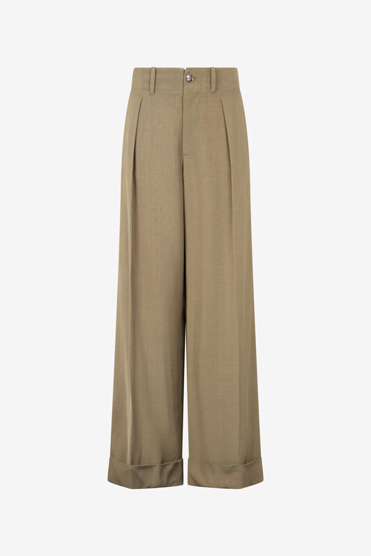 RC Palazzohose mit Falte Braun URT245-VI045