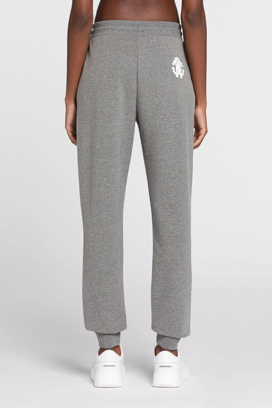 RC RC Monogram-Print Cotton Sweatpants RC RC Monogram-Print Cotton Sweatpants Gray JST23C-CF050