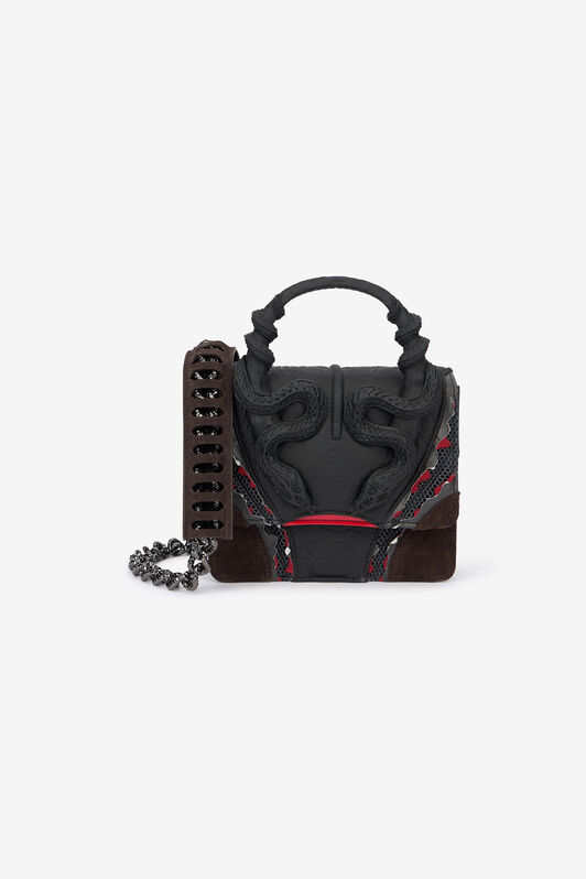 RC Red and Black Bag with Snakes NERO/ROSSO VWB003-PZS69