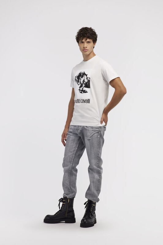 RC T-shirt with Horse logo and print RC T-shirt with Horse logo and print White NOT60D-JD060
