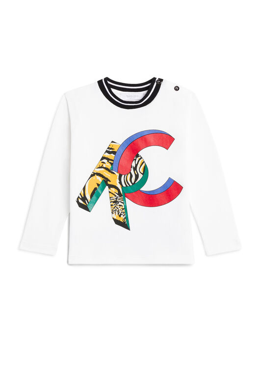 JU Interlocking logo top MILKY WHITE JJT61N-JV025