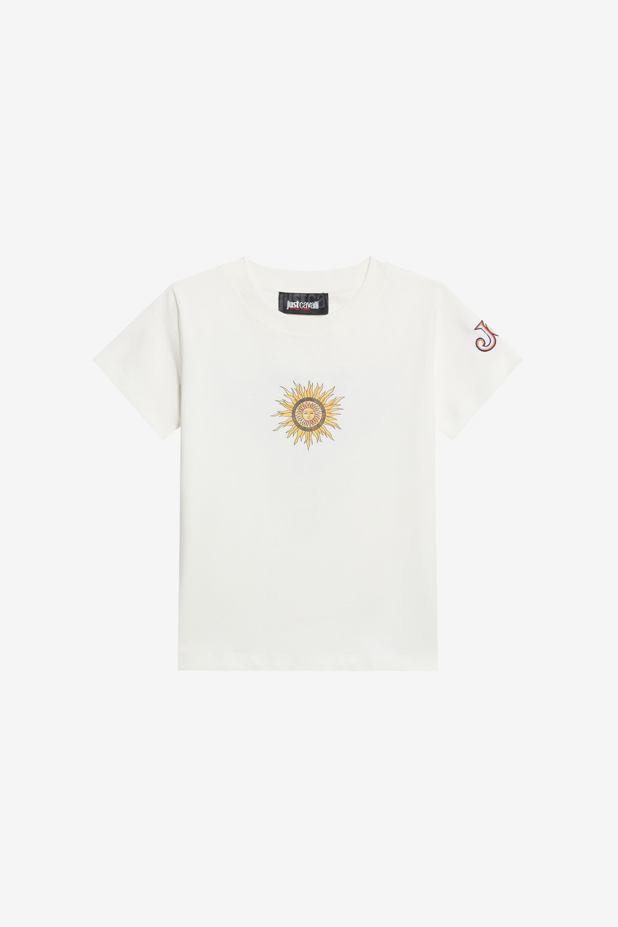 JC White T-shirt with Persian Tarot Graphic IVORY PRISTINE WFT60N-JF005