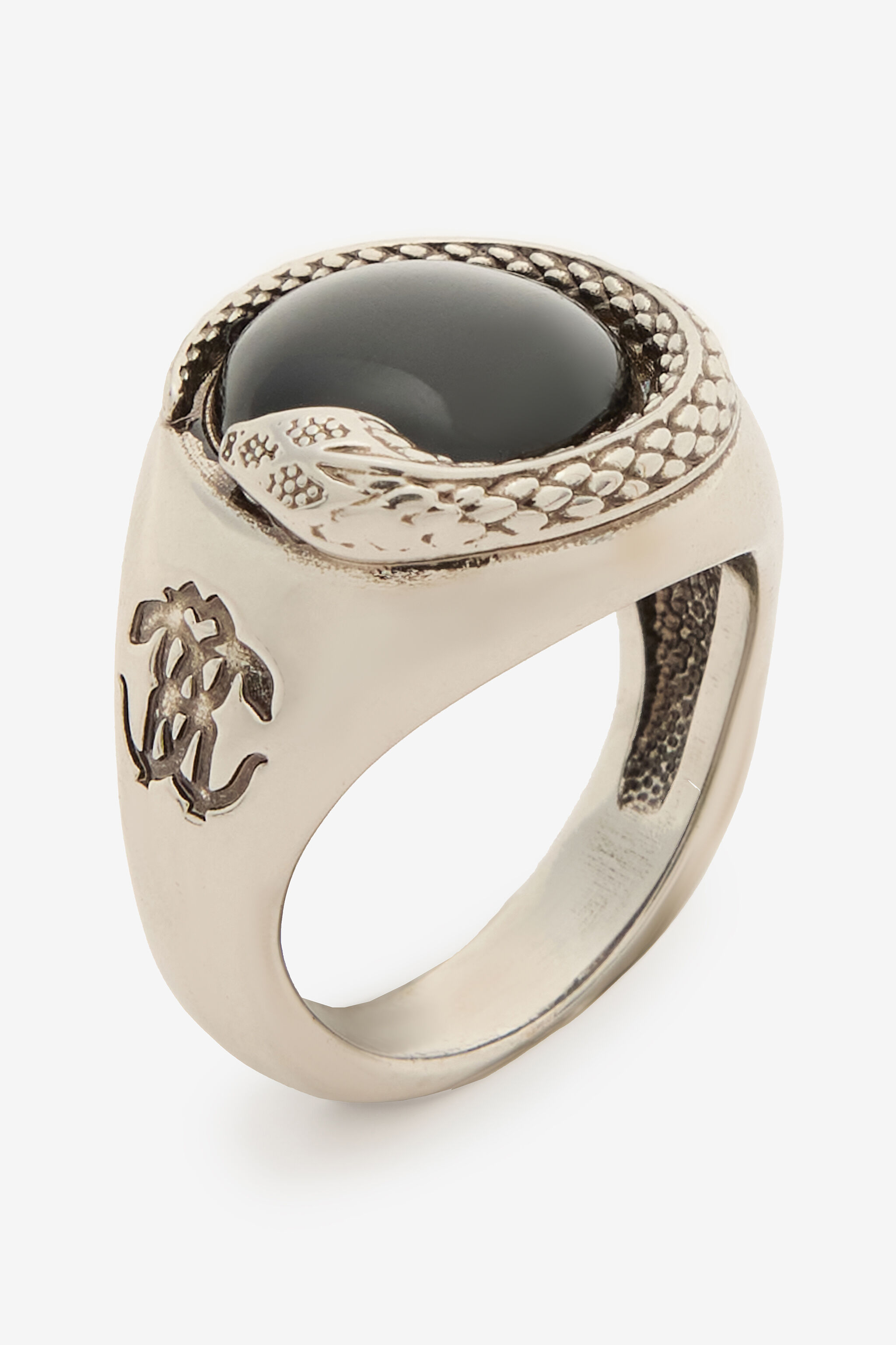 RC Cocktail Ring With Snake Silver URG009-AM021