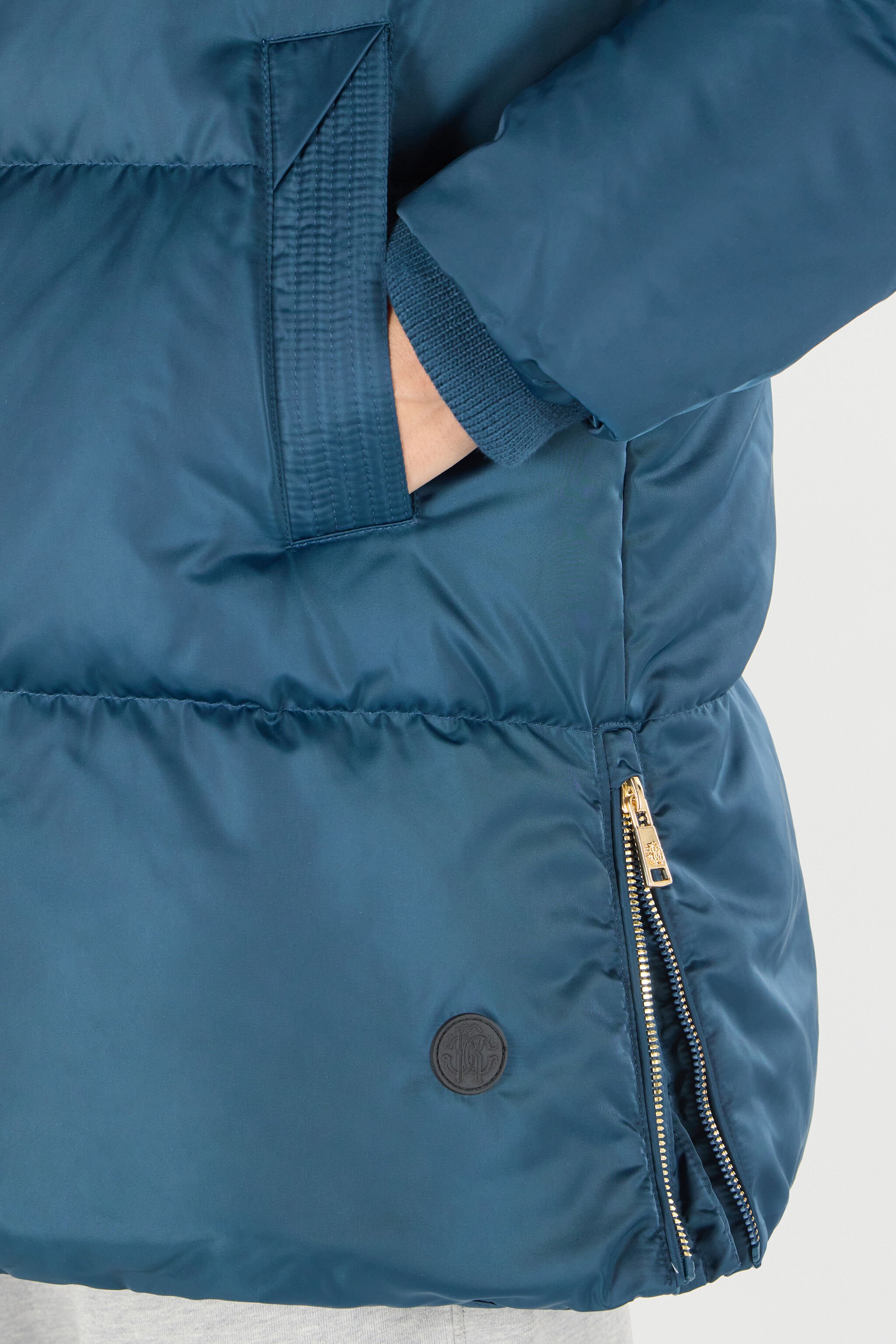 RC Piumino Con Cappuccio Rimovibile TEAL OOT40L-SBO03