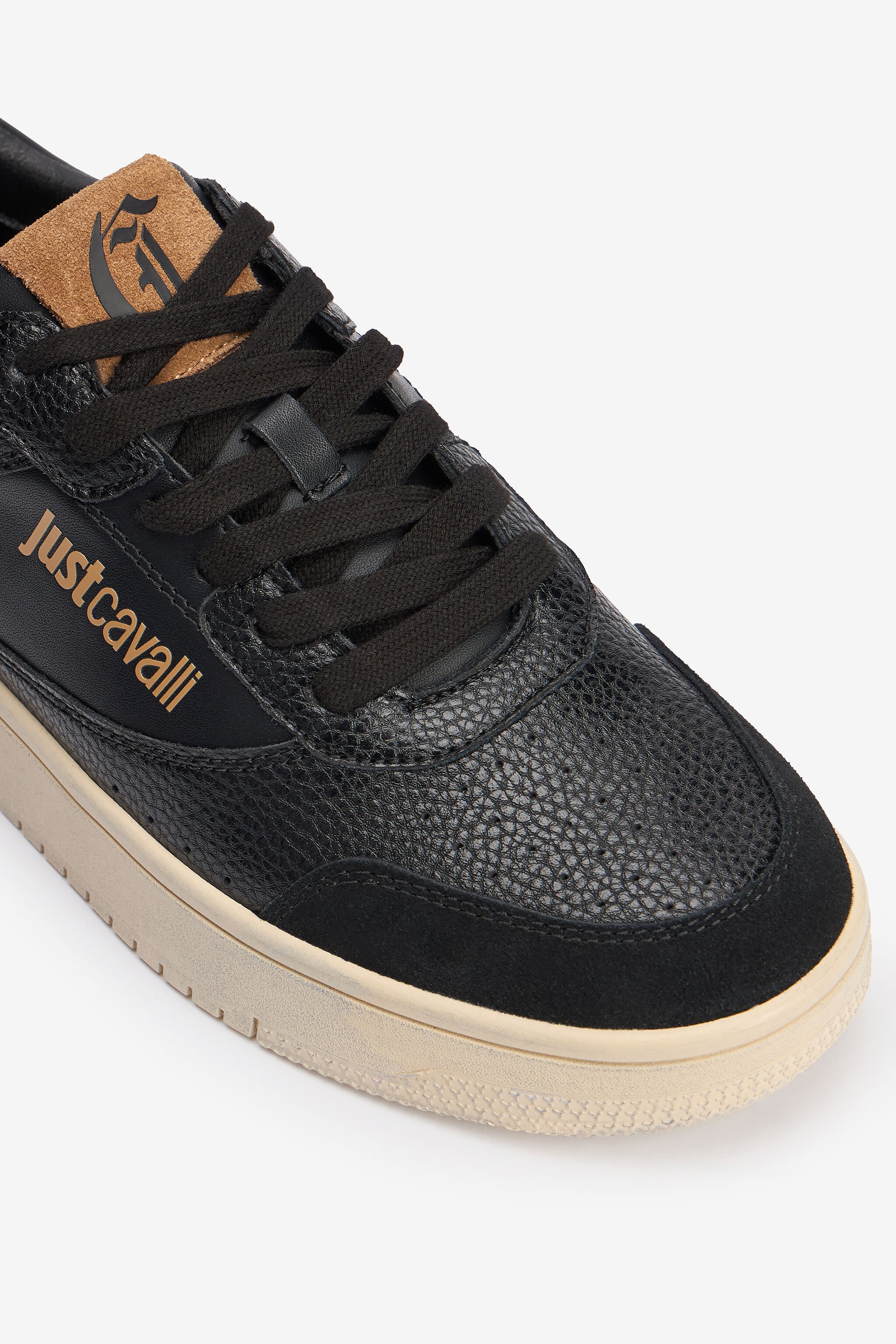 JC Black Sneakers with Inserts and Logo JC Black Sneakers with Inserts and Logo BLACK VFS068-VF526