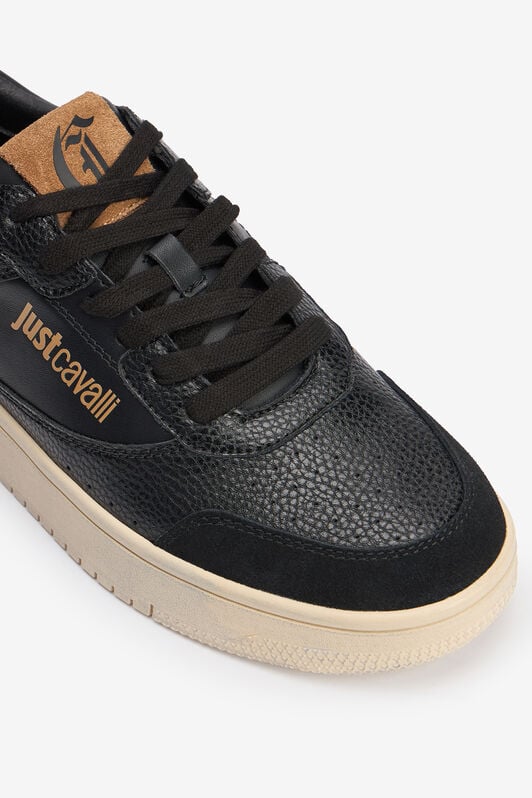 JC Black Sneakers with Inserts and Logo JC Black Sneakers with Inserts and Logo BLACK VFS068-VF526