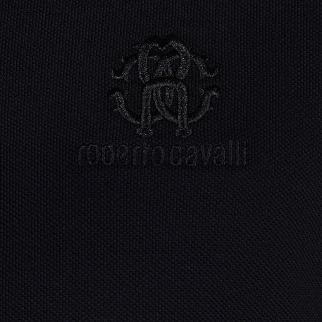 RC Polo With RC Monogram And Logo Embroidery Black POT64A-KB001