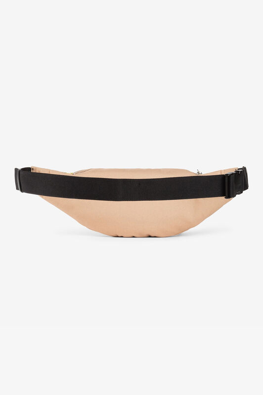 RC Logo-Appliqué Belt Bag Light Brown QRB005-AC007