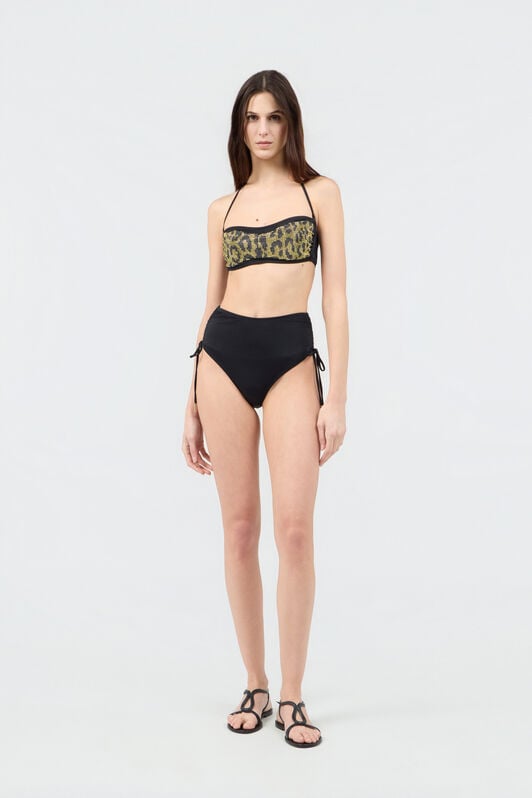 RC Bikini with Luminous Jaguar Motif RC Bikini with Luminous Jaguar Motif BLACK SOW00A-4G002