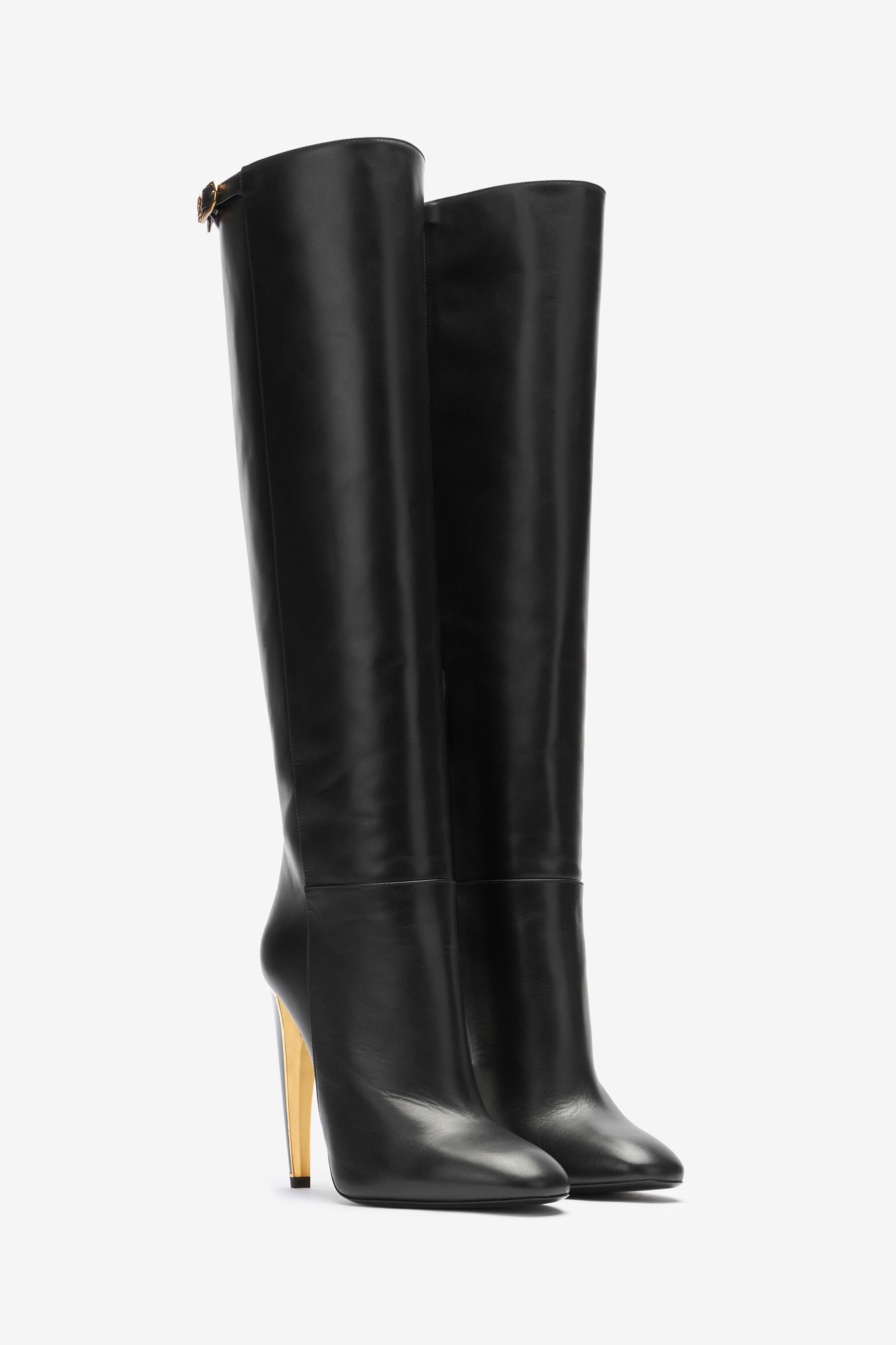RC Stiefel mit Fang-Absatz Schwarz TKS015-PZ590