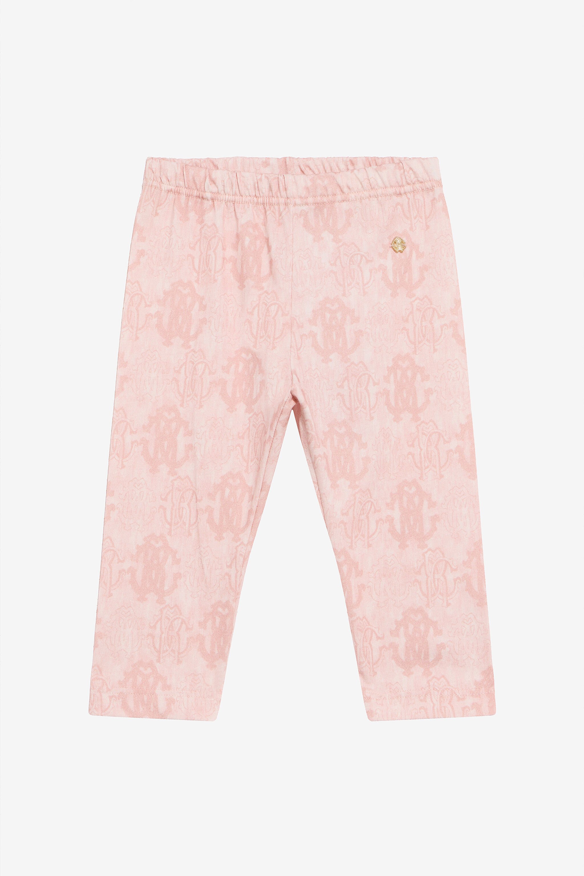JU Pantaloni Stampa 3D Monogram ROSE TJT205-JFL99