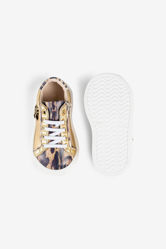 JU Mirror Snake Sneakers JU Mirror Snake Sneakers Gold PJS042-PM243