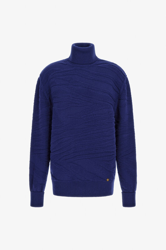 RC Turtleneck Sweater Azul oscuro TKM622-MQ001