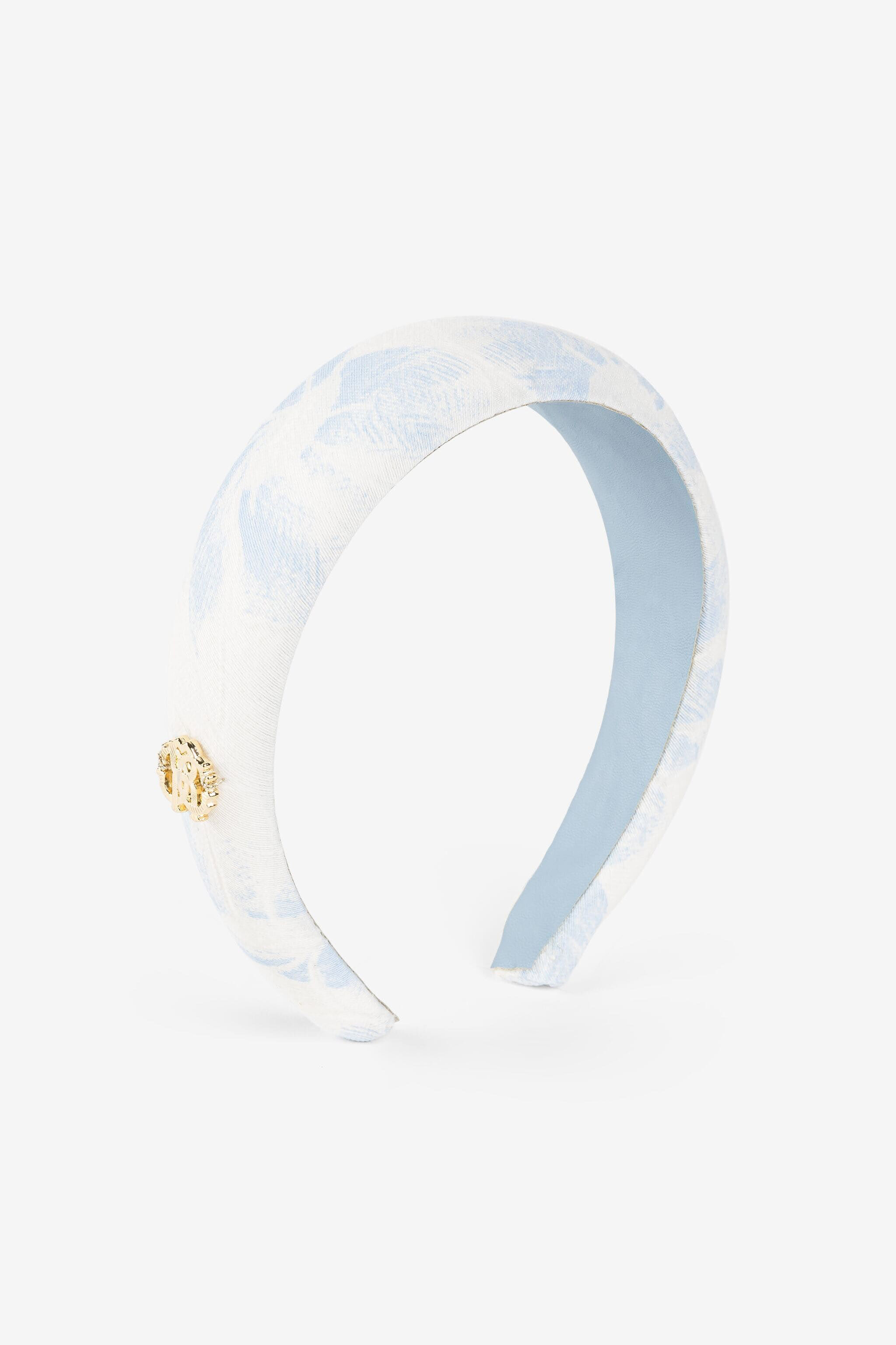 JU Feather-print head band Light blue QJI030-1S001