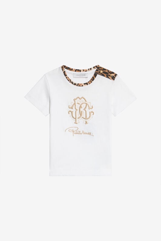 JU T-shirt à logo JU T-shirt à logo MILKY WHITE WJT601-JD001