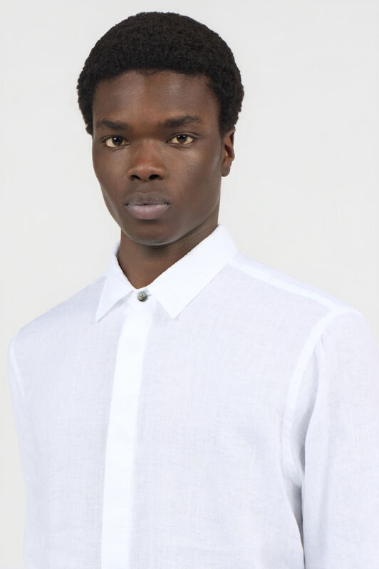 RC Chemise Blanche En Lin WHITE SOT70M-LG032