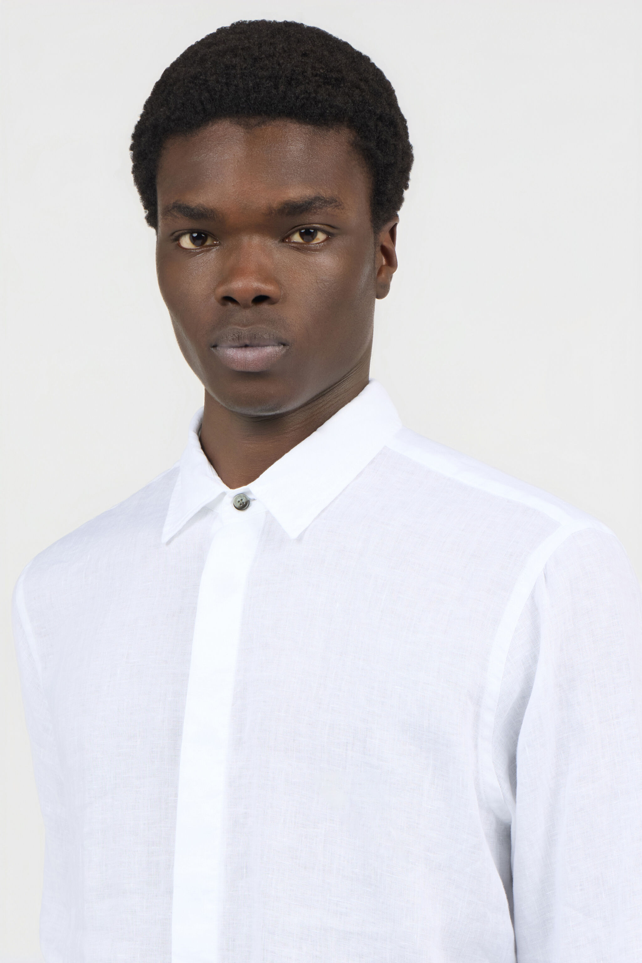 RC Chemise Blanche En Lin WHITE SOT70M-LG032