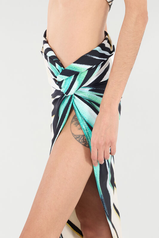RC Ray Of Sea Print Sarong Light blue VKW016-HVM33