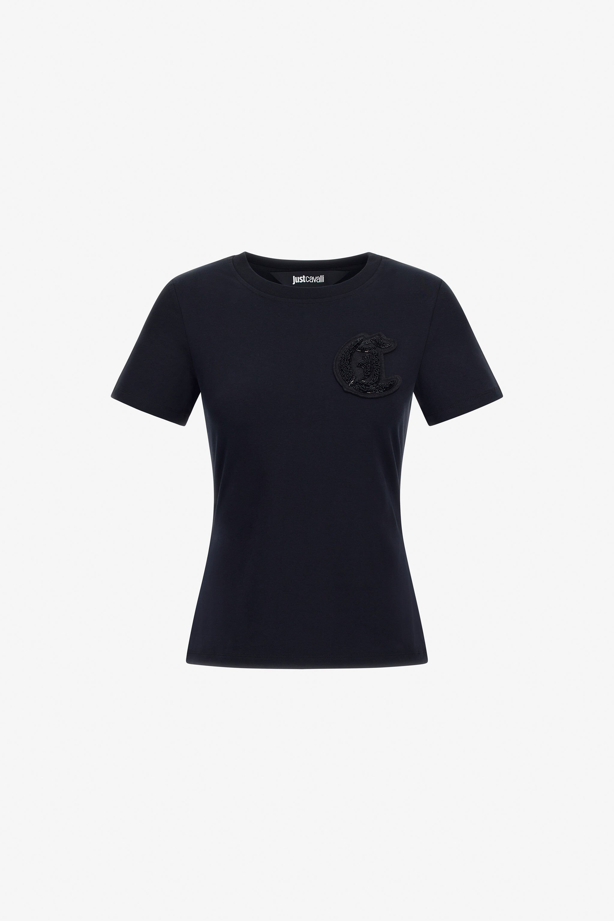 JC T-shirt Just Cavalli Nero TFT100-TF156
