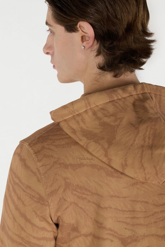 RC Sweatshirt Mit Kapuze Tiger Skin BEIGE OOT69B-5OO65