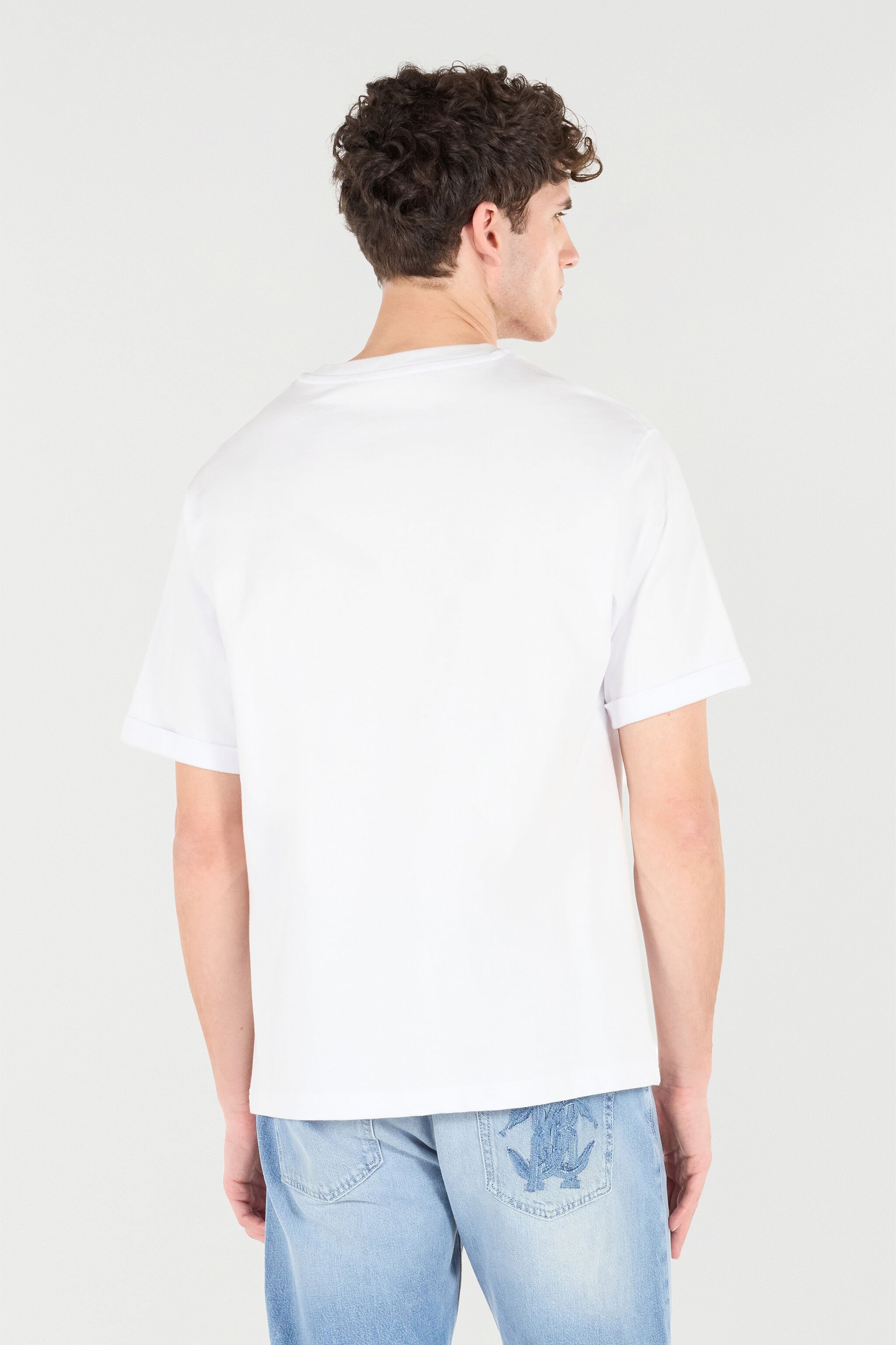 RC T-Shirt With Used Logo White POT62A-JD060