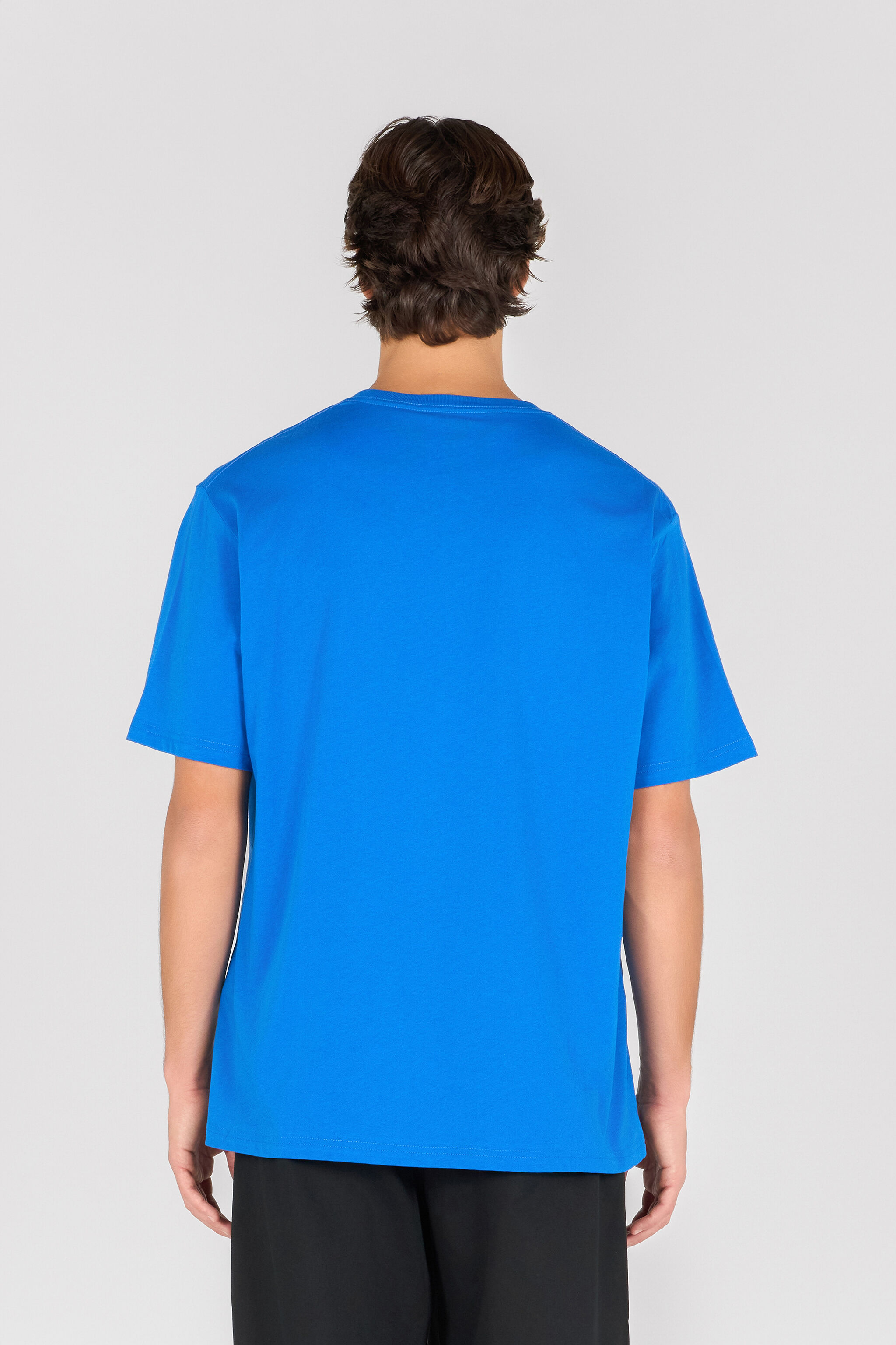 JC Just Cavalli Logo T-Shirt Azul RRT928-RR190