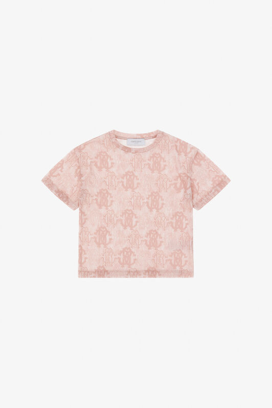 JU RC Logo T-shirt Pink TJT64S-JFM07