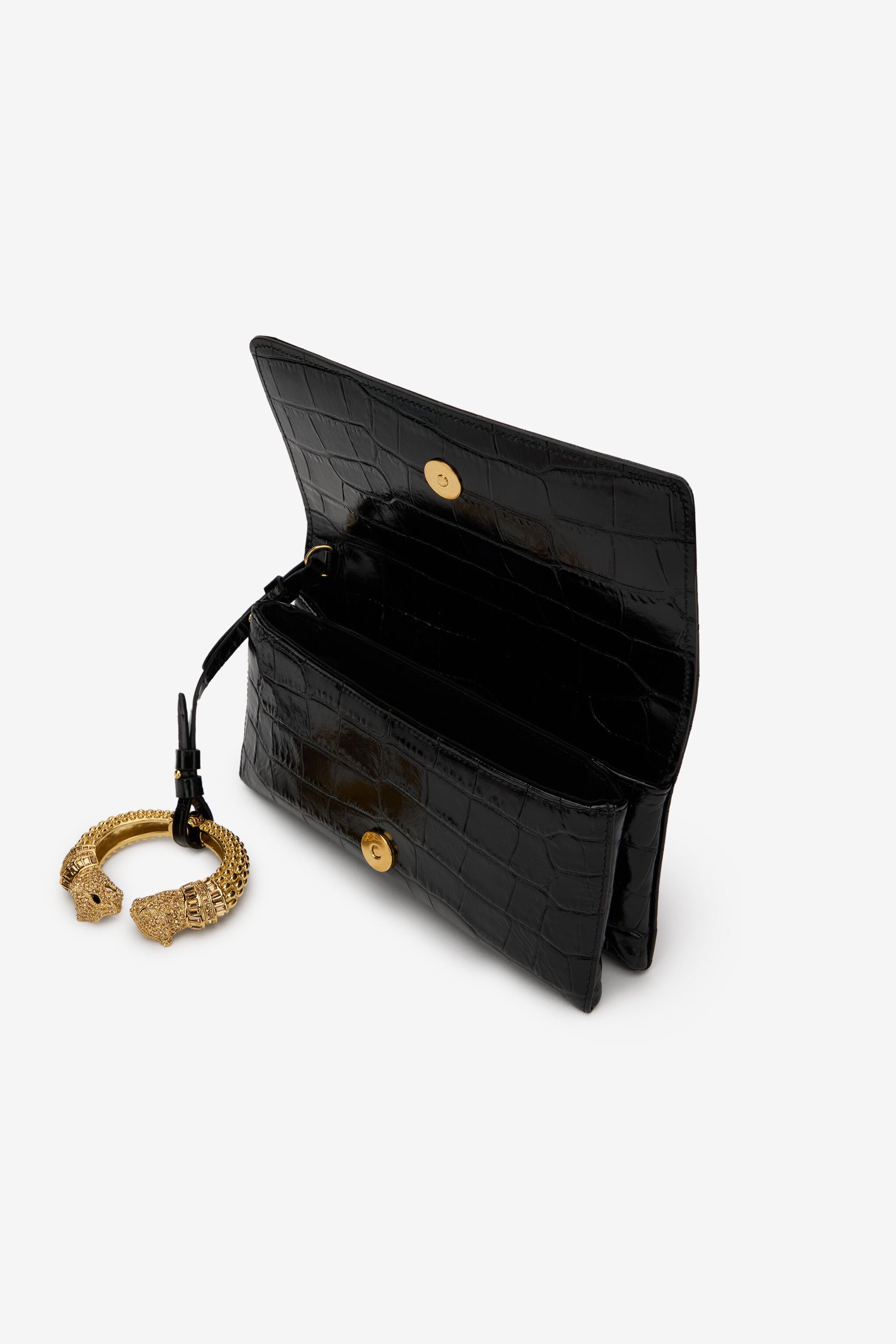 RC Roar Pochette bag Black Leather BLACK RKB012-PZS16