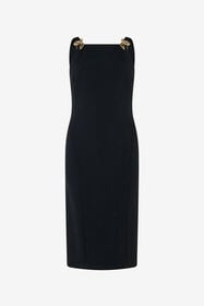 ${brand} Abito Tubino Nero Con Serpenti ${colorDescription} ${masterID}