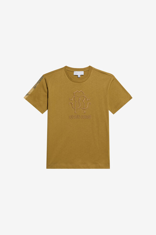 JU Cotton T-Shirt KHAKY TJT61G-JD001