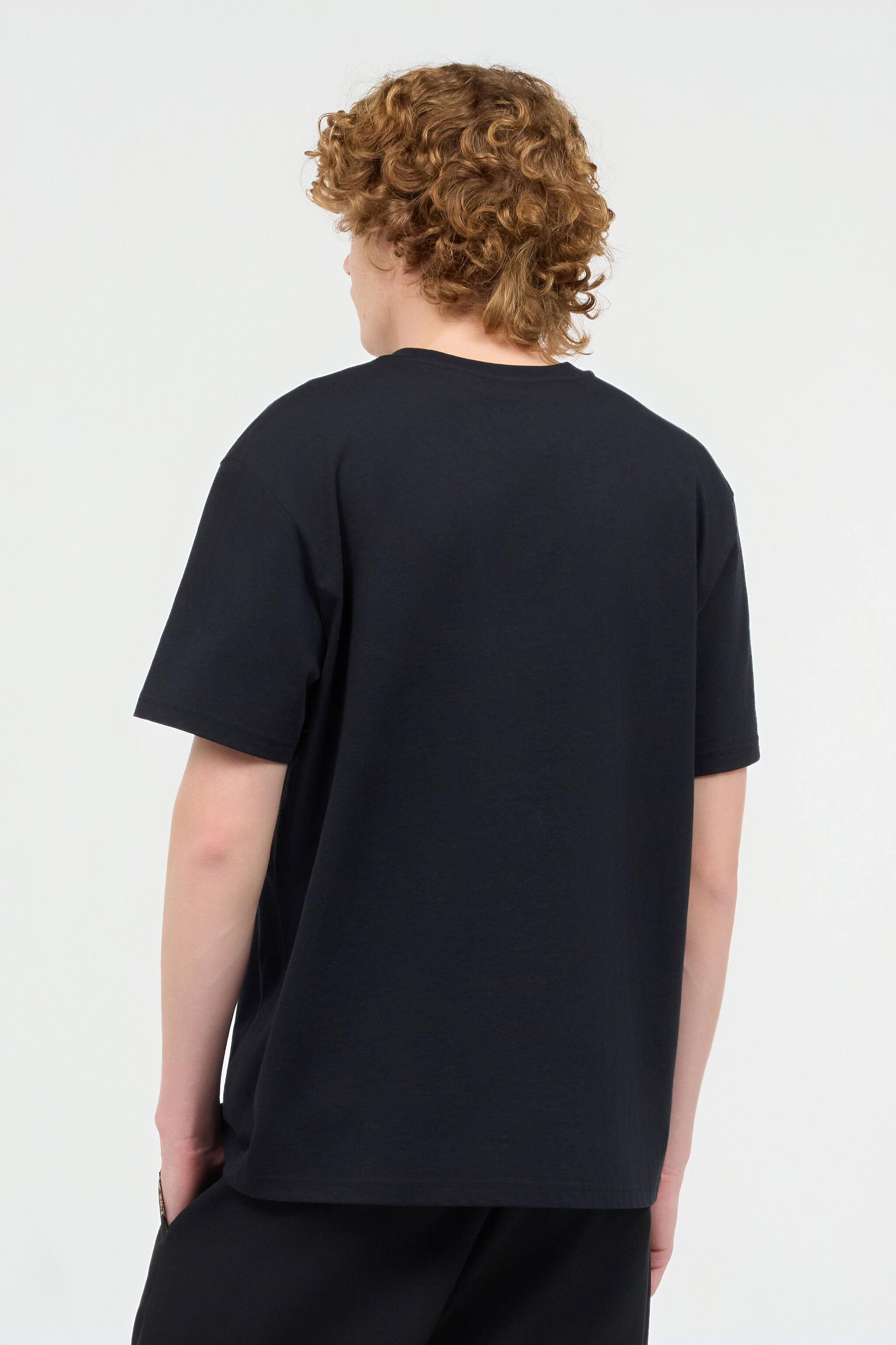 JC T-Shirt With Mini-Studded Logo Black UFT052-UF072