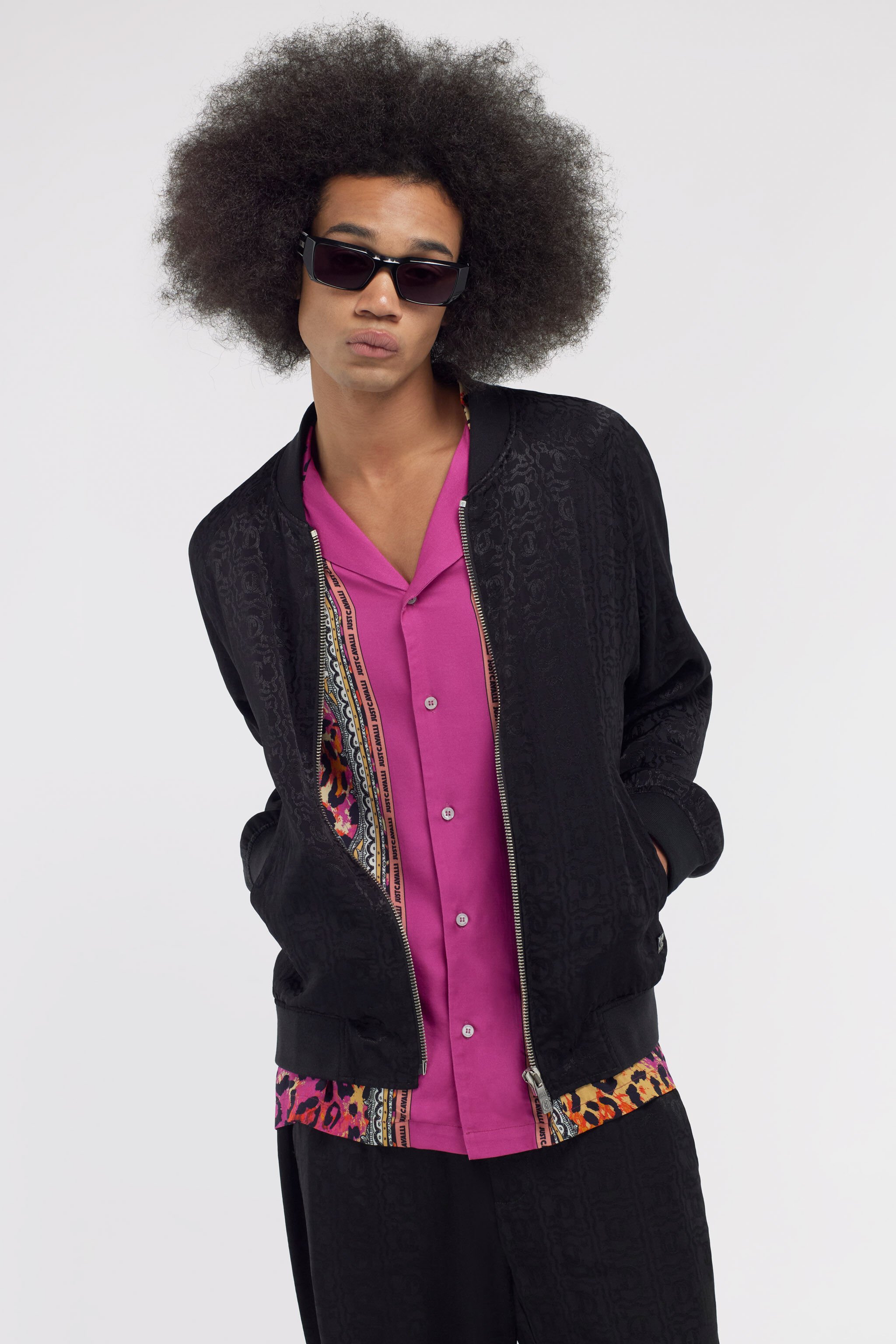 JC Just Cavalli bomber Black SFT309-SF228