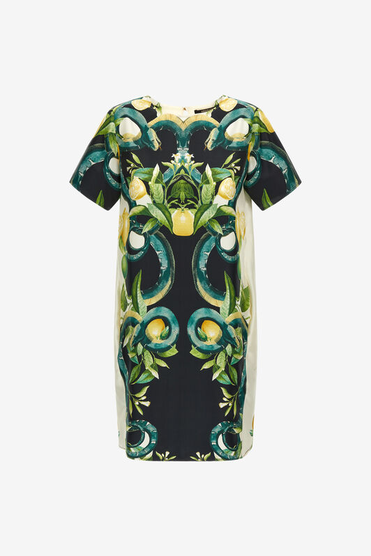 RC Lemon print dress Black SKT135-4QL30