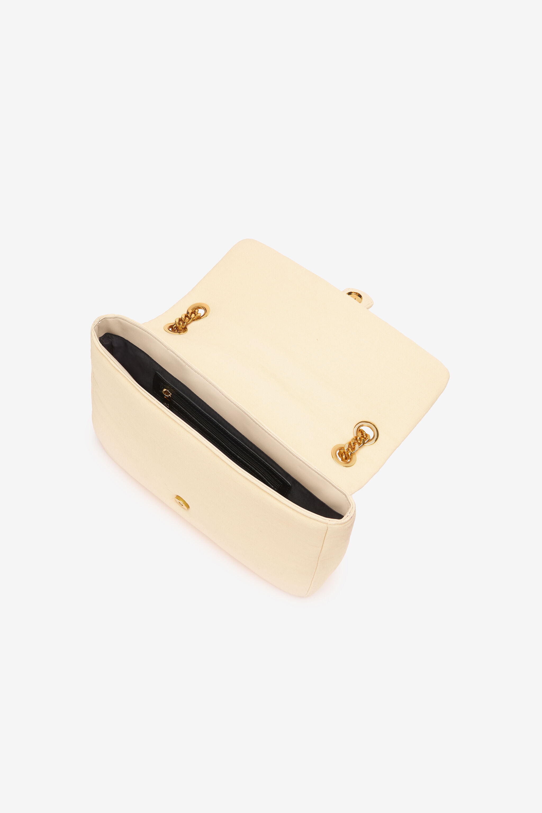 JC Shoulder Bag With Matching Mirror Snake Ivory UFB053-UF422