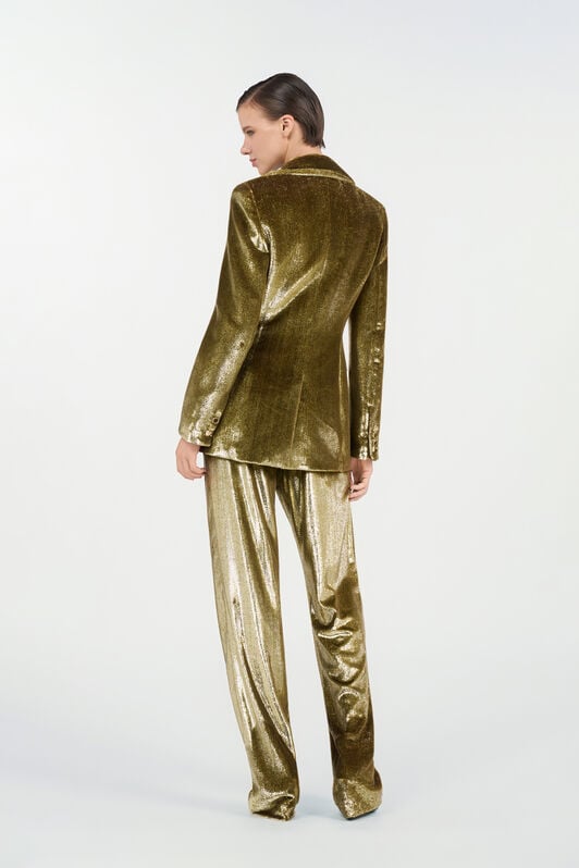 RC Gold Velvet Blazer LIGHT GOLD WKT405-FT062