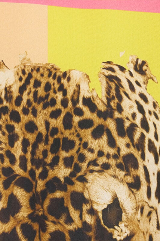 RC Silk Kaftan with Cavalli Pop Print YELLOW WQT180-SQR33